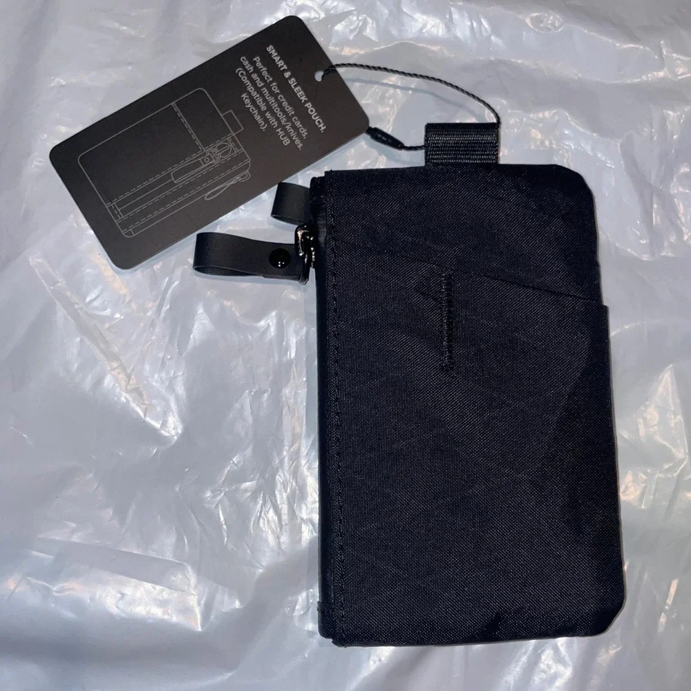 Alpaka Zip Pouch Pro Black EDC Minimalist Wallet Card Holder Organizer NEW